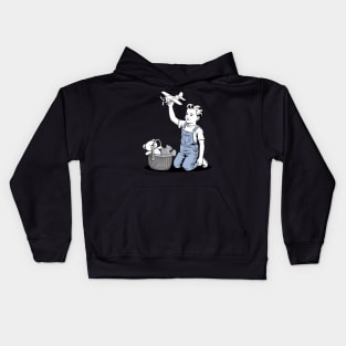 Superhero Nurse Health Workers Kids Hoodie